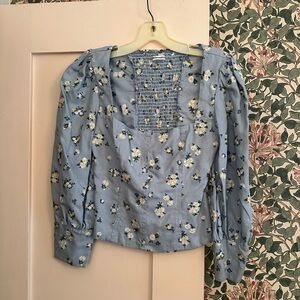 Reformation linen blouse